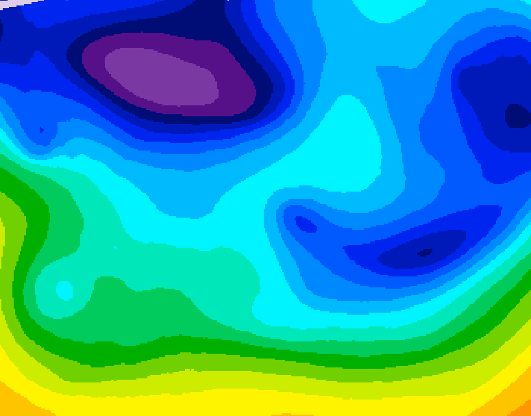 GDPS 500 millibar geopotential height 204 hour forecast chart for Canada based on 2026/02/01 1200Z data