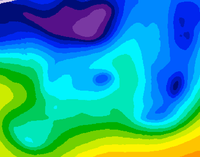 GDPS 500 millibar geopotential height 228 hour forecast chart for Canada based on 2026/02/01 1200Z data