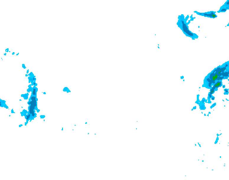 GDPS precipitation 036 hour forecast chart for Canada based on 2026/02/01 0000Z data