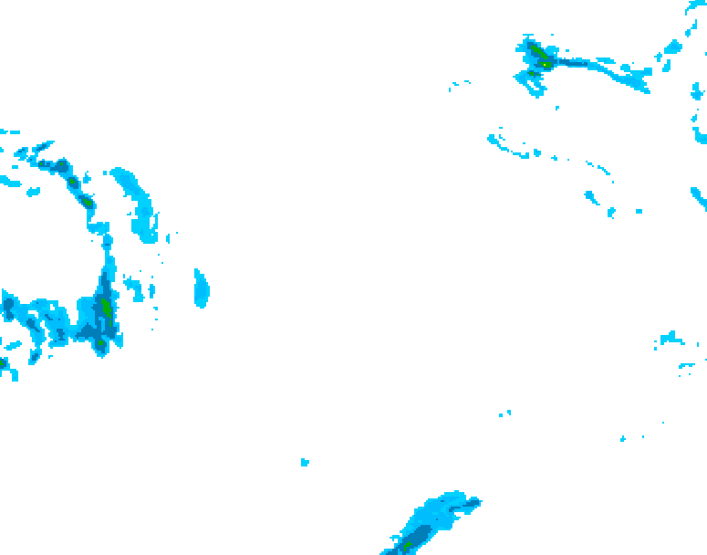 GDPS precipitation 072 hour forecast chart for Canada based on 2026/02/01 0000Z data