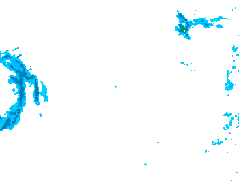 GDPS precipitation 048 hour forecast chart for Canada based on 2026/02/01 1200Z data