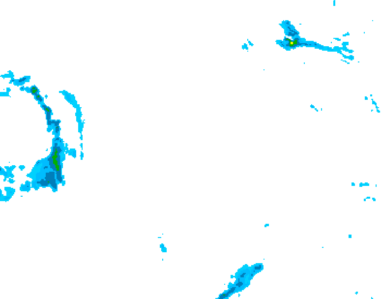 GDPS precipitation 060 hour forecast chart for Canada based on 2026/02/01 1200Z data