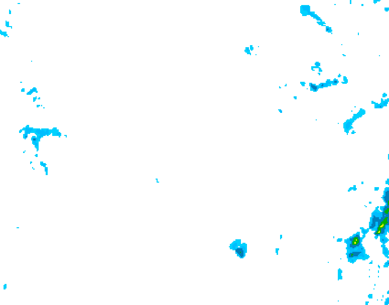 GDPS precipitation 120 hour forecast chart for Canada based on 2026/02/01 1200Z data