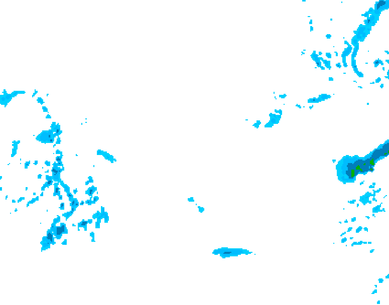 GDPS precipitation 168 hour forecast chart for Canada based on 2026/02/01 1200Z data