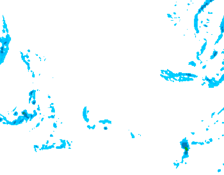 GDPS precipitation 192 hour forecast chart for Canada based on 2026/02/01 1200Z data