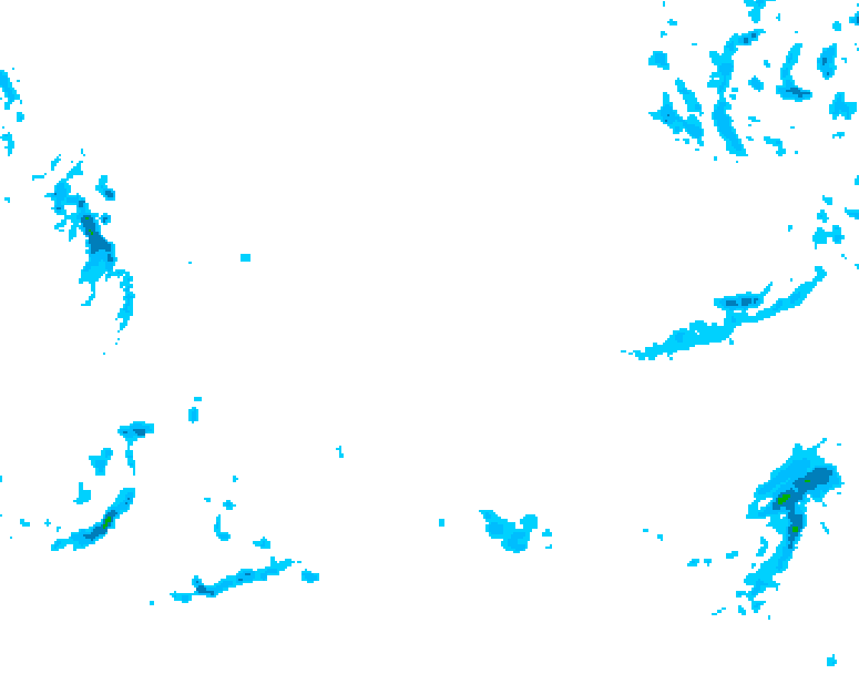GDPS precipitation 204 hour forecast chart for Canada based on 2026/02/01 1200Z data
