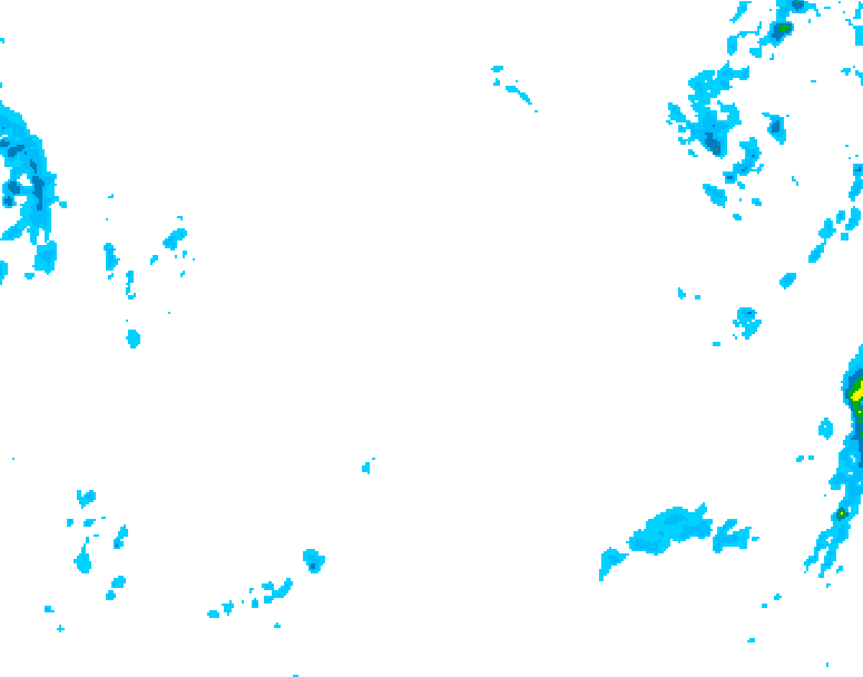 GDPS precipitation 216 hour forecast chart for Canada based on 2026/02/01 1200Z data
