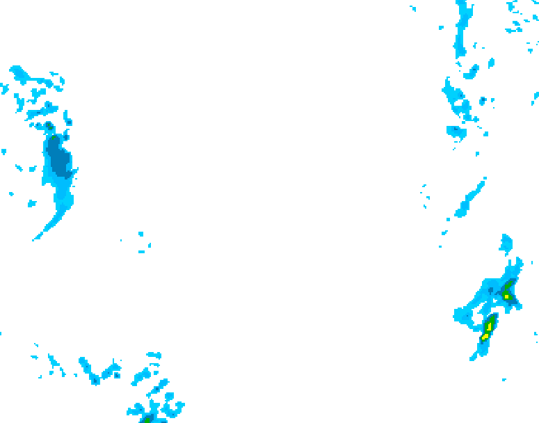 GDPS precipitation 228 hour forecast chart for Canada based on 2026/02/01 1200Z data
