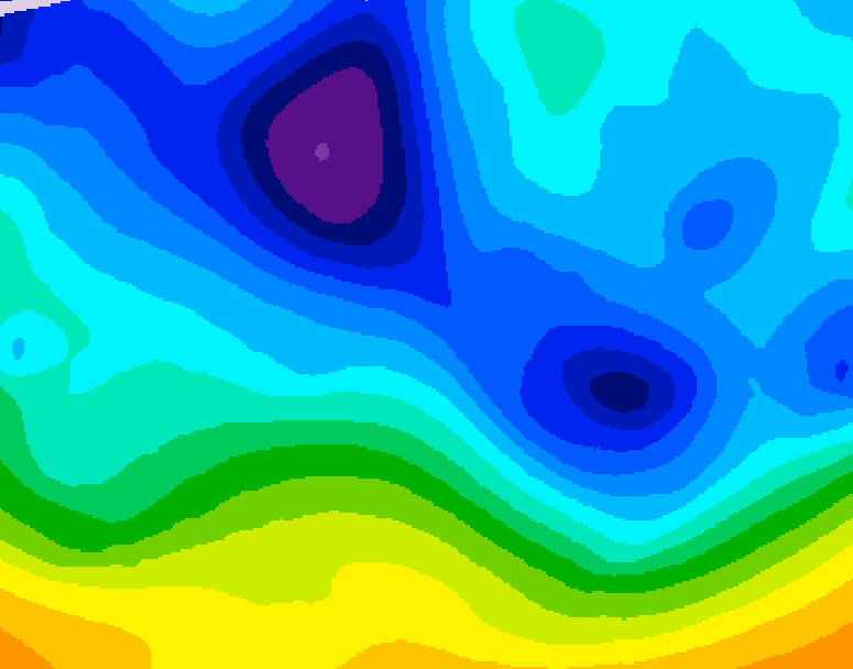 GDPS 500 millibar geopotential height 144 hour forecast chart for Canada based on 2026/02/03 0000Z data
