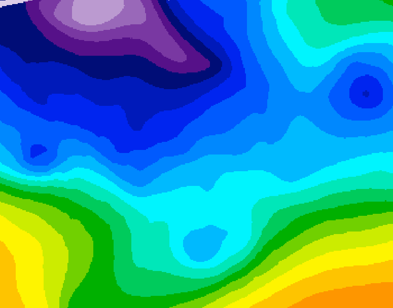GDPS 500 millibar geopotential height 228 hour forecast chart for Canada based on 2026/02/03 0000Z data
