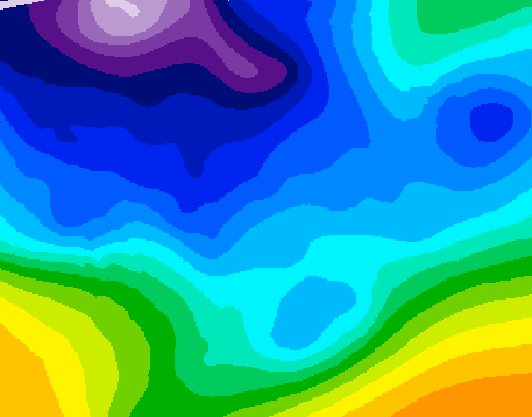 GDPS 500 millibar geopotential height 234 hour forecast chart for Canada based on 2026/02/03 0000Z data