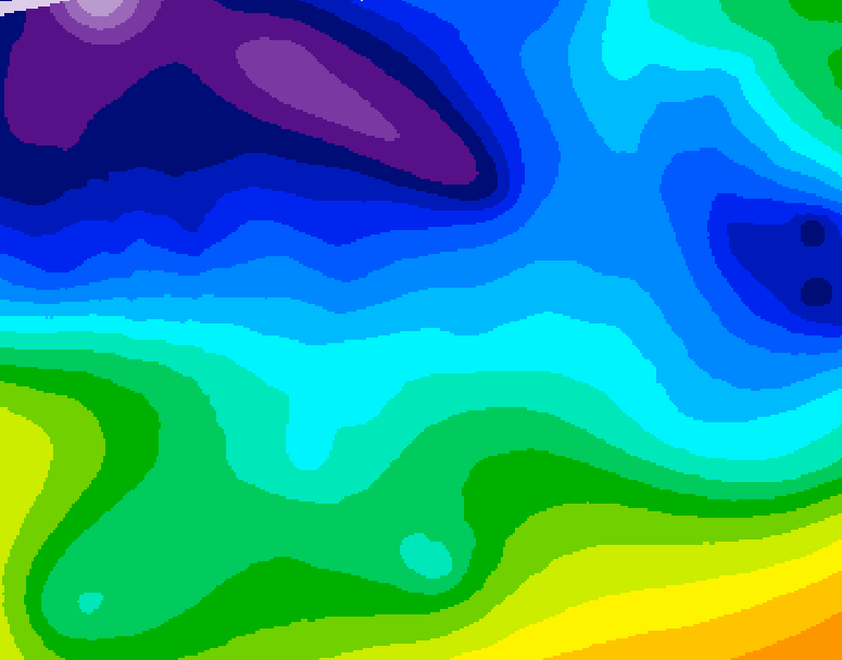 GDPS 500 millibar geopotential height 204 hour forecast chart for Canada based on 2026/02/03 1200Z data