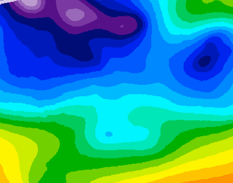 GDPS 500 millibar geopotential height 228 hour forecast chart for Canada based on 2026/02/03 1200Z data