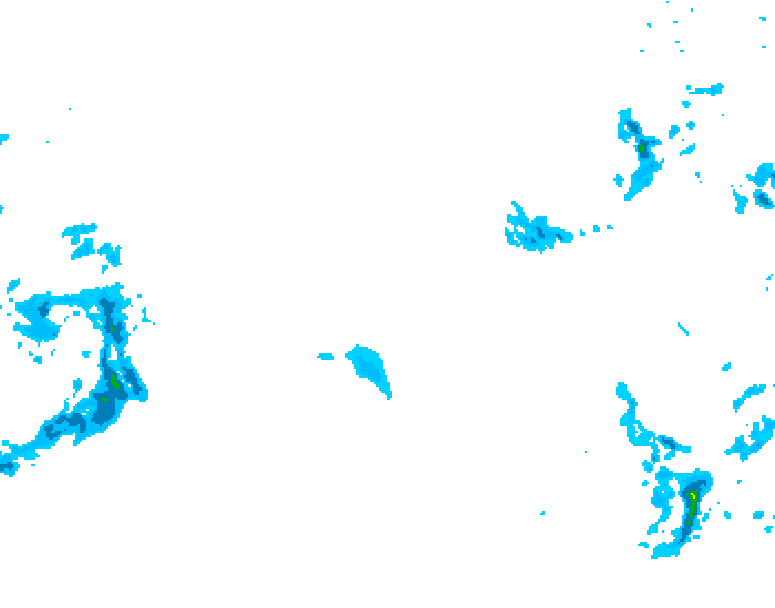 GDPS precipitation 108 hour forecast chart for Canada based on 2026/02/03 0000Z data