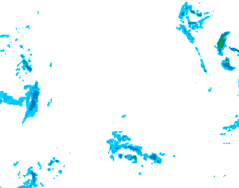 GDPS precipitation 204 hour forecast chart for Canada based on 2026/02/03 1200Z data