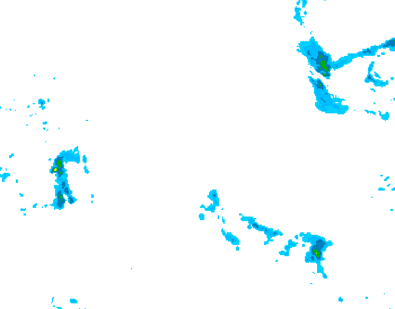 GDPS precipitation 222 hour forecast chart for Canada based on 2026/02/03 1200Z data