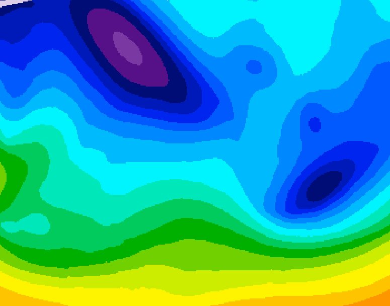 GDPS 500 millibar geopotential height 144 hour forecast chart for Canada based on 2026/02/04 0000Z data