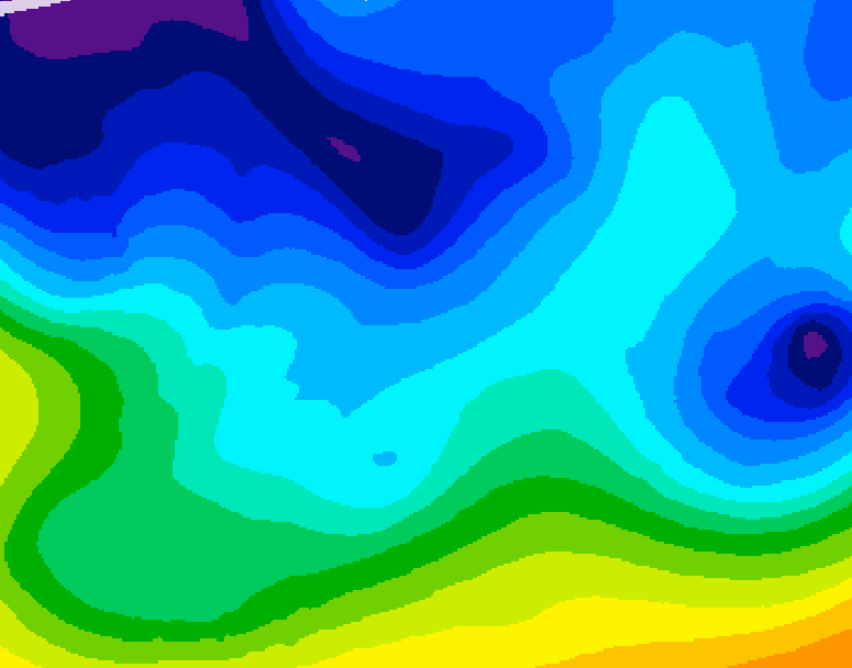 GDPS 500 millibar geopotential height 174 hour forecast chart for Canada based on 2026/02/04 0000Z data