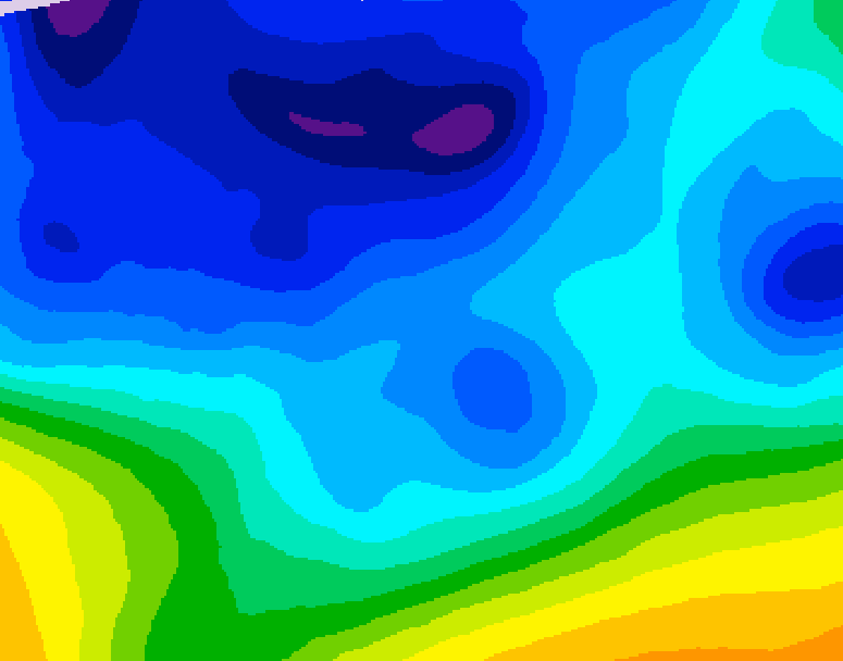 GDPS 500 millibar geopotential height 210 hour forecast chart for Canada based on 2026/02/04 0000Z data