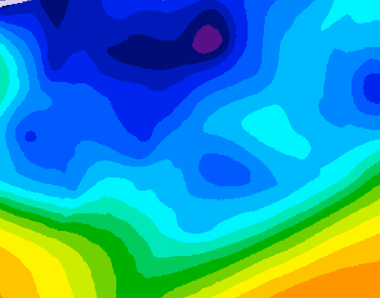GDPS 500 millibar geopotential height 228 hour forecast chart for Canada based on 2026/02/04 0000Z data
