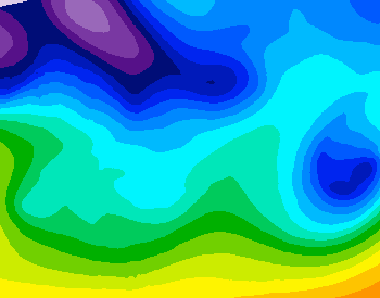 GDPS 500 millibar geopotential height 156 hour forecast chart for Canada based on 2026/02/04 1200Z data