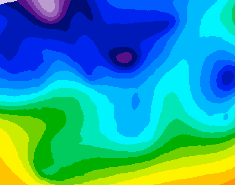 GDPS 500 millibar geopotential height 192 hour forecast chart for Canada based on 2026/02/04 1200Z data