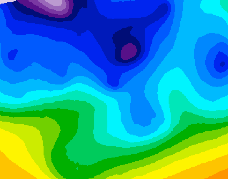 GDPS 500 millibar geopotential height 204 hour forecast chart for Canada based on 2026/02/04 1200Z data