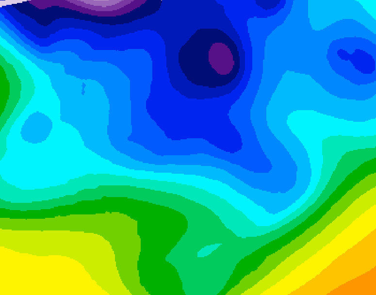 GDPS 500 millibar geopotential height 228 hour forecast chart for Canada based on 2026/02/04 1200Z data