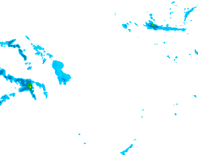 GDPS precipitation 006 hour forecast chart for Canada based on 2026/02/04 0000Z data