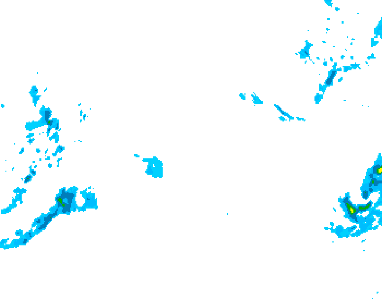 GDPS precipitation 108 hour forecast chart for Canada based on 2026/02/04 0000Z data