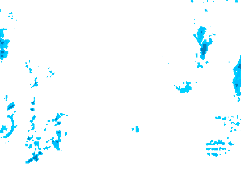 GDPS precipitation 126 hour forecast chart for Canada based on 2026/02/04 0000Z data