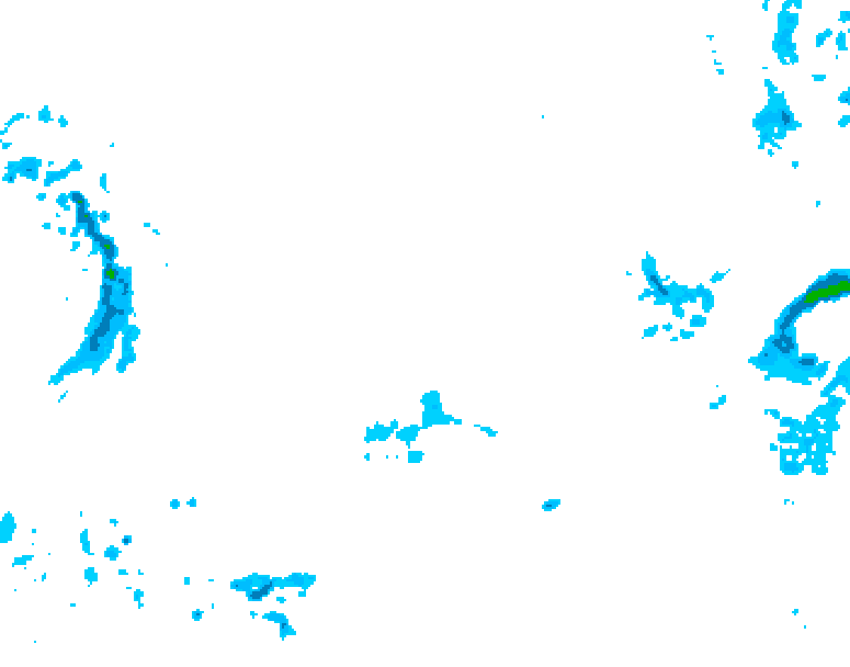 GDPS precipitation 174 hour forecast chart for Canada based on 2026/02/04 0000Z data