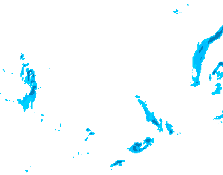 GDPS precipitation 198 hour forecast chart for Canada based on 2026/02/04 0000Z data