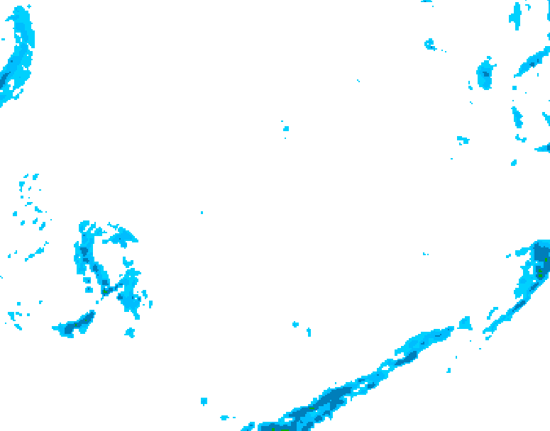 GDPS precipitation 228 hour forecast chart for Canada based on 2026/02/04 0000Z data