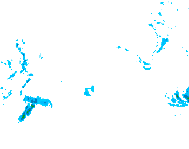 GDPS precipitation 108 hour forecast chart for Canada based on 2026/02/04 1200Z data