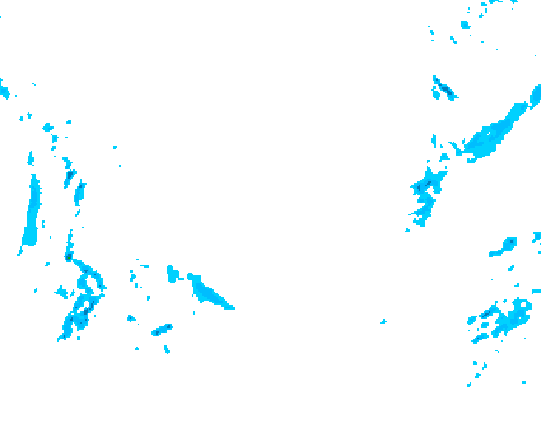 GDPS precipitation 132 hour forecast chart for Canada based on 2026/02/04 1200Z data