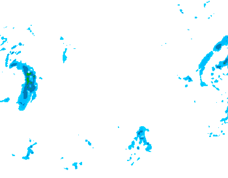 GDPS precipitation 180 hour forecast chart for Canada based on 2026/02/04 1200Z data