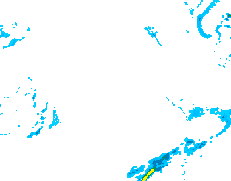 GDPS precipitation 228 hour forecast chart for Canada based on 2026/02/04 1200Z data