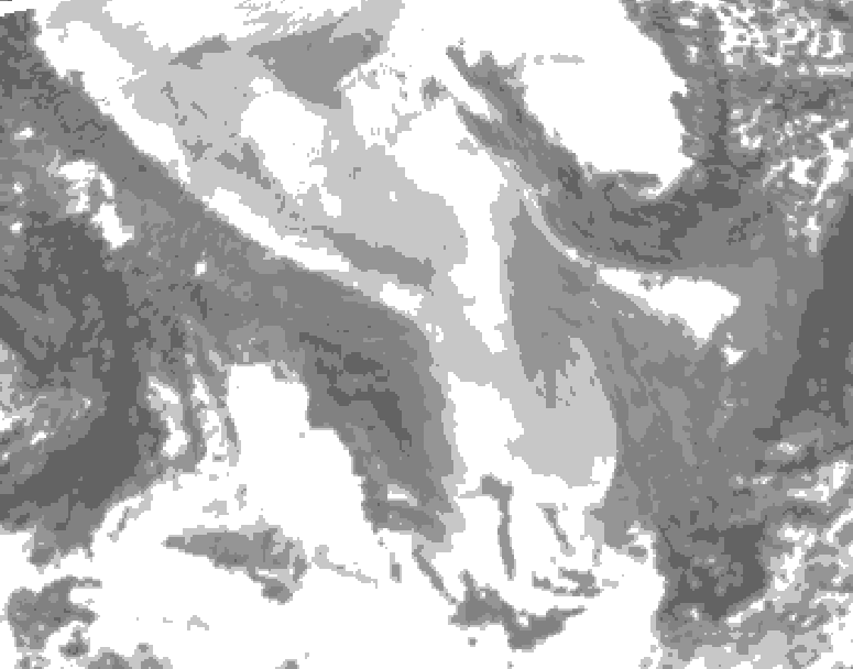 GDPS total cloud 084 hour forecast chart for Canada based on 2026/02/04 0000Z data