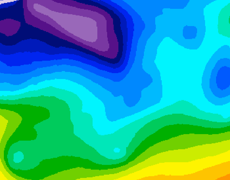 GDPS 500 millibar geopotential height 168 hour forecast chart for Canada based on 2026/02/05 0000Z data