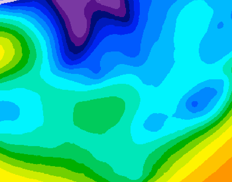 GDPS 500 millibar geopotential height 228 hour forecast chart for Canada based on 2026/02/05 0000Z data