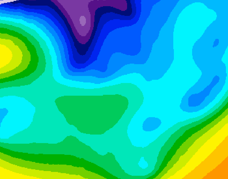 GDPS 500 millibar geopotential height 234 hour forecast chart for Canada based on 2026/02/05 0000Z data