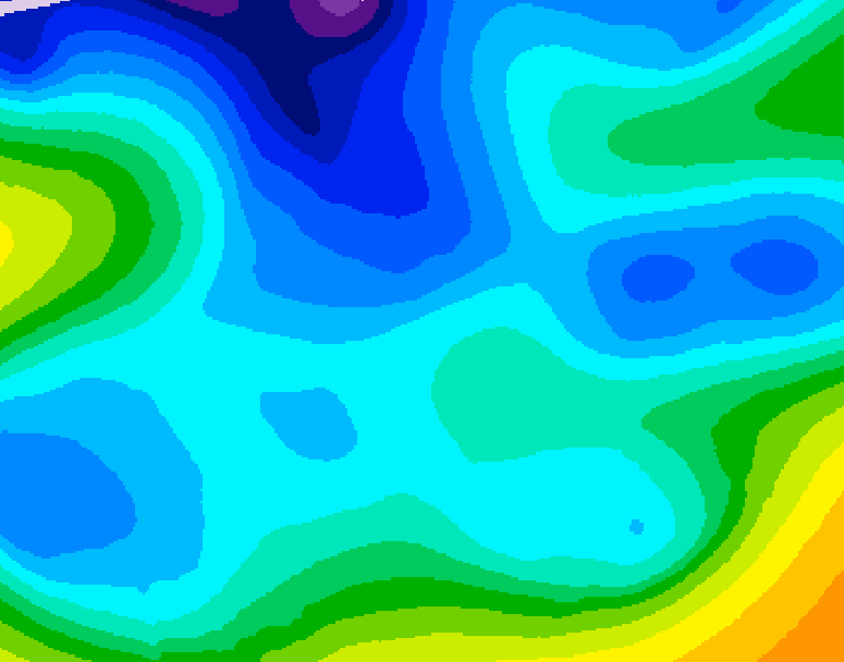 GDPS 500 millibar geopotential height 240 hour forecast chart for Canada based on 2026/02/05 1200Z data
