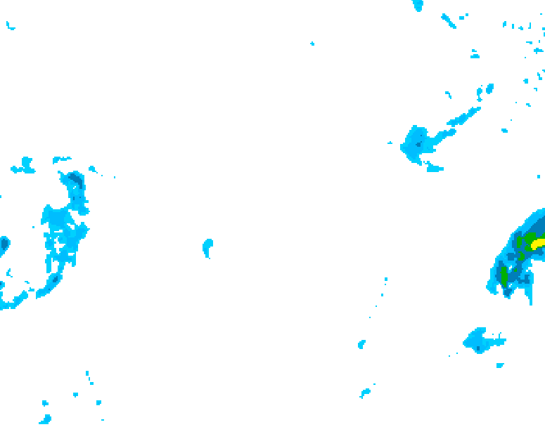GDPS precipitation 048 hour forecast chart for Canada based on 2026/02/05 0000Z data