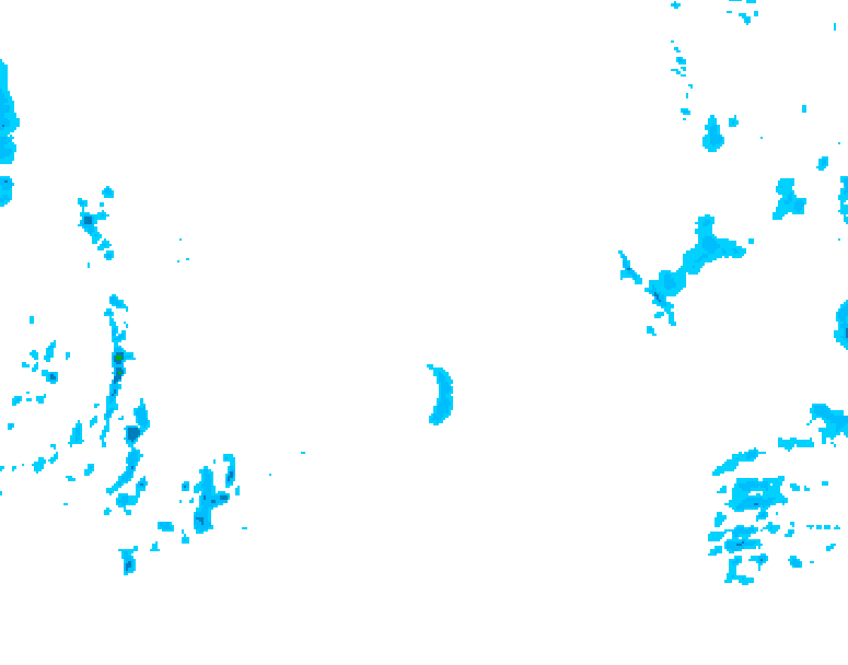 GDPS precipitation 108 hour forecast chart for Canada based on 2026/02/05 0000Z data