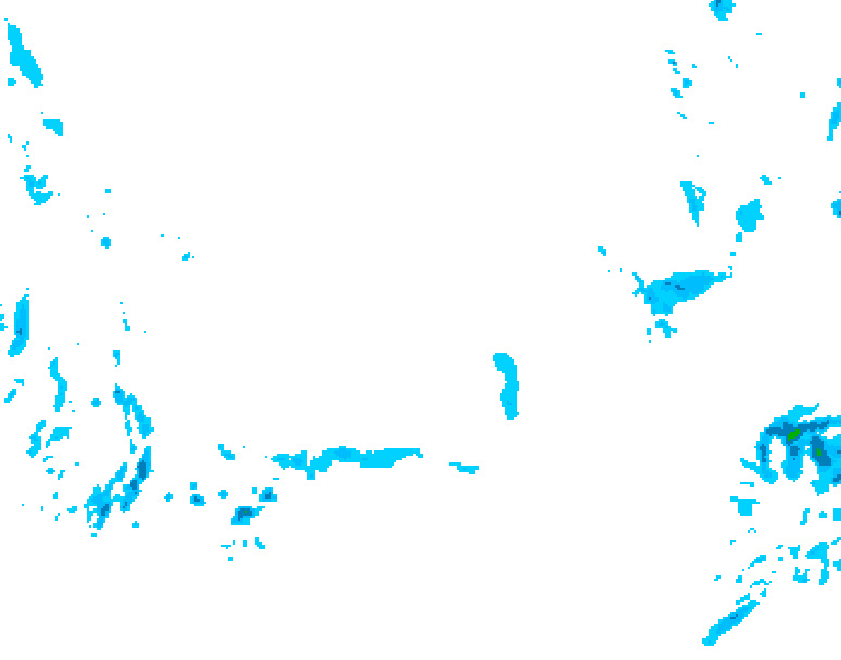GDPS precipitation 120 hour forecast chart for Canada based on 2026/02/05 0000Z data