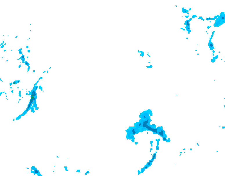 GDPS precipitation 180 hour forecast chart for Canada based on 2026/02/05 0000Z data