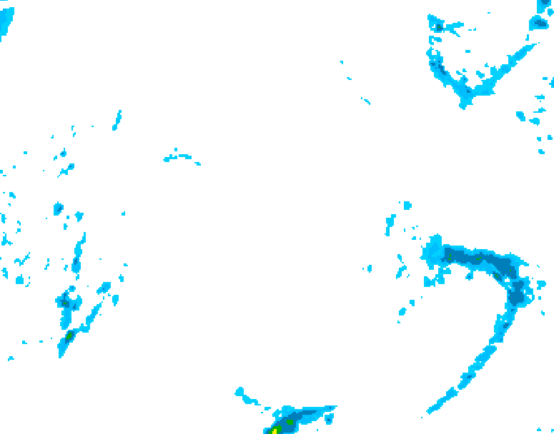 GDPS precipitation 204 hour forecast chart for Canada based on 2026/02/05 0000Z data