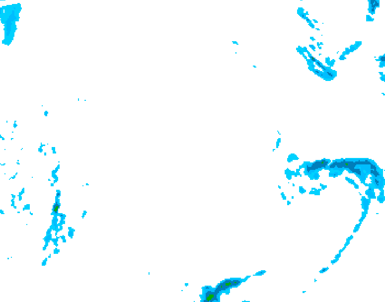 GDPS precipitation 210 hour forecast chart for Canada based on 2026/02/05 0000Z data