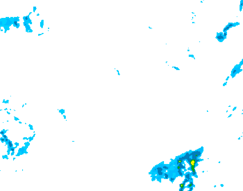 GDPS precipitation 234 hour forecast chart for Canada based on 2026/02/05 0000Z data